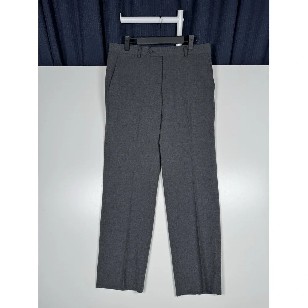 John Varvatos Wool Blazer Gray Men's 36 R and Dress Pants 31 R (Fits 32x27.5)